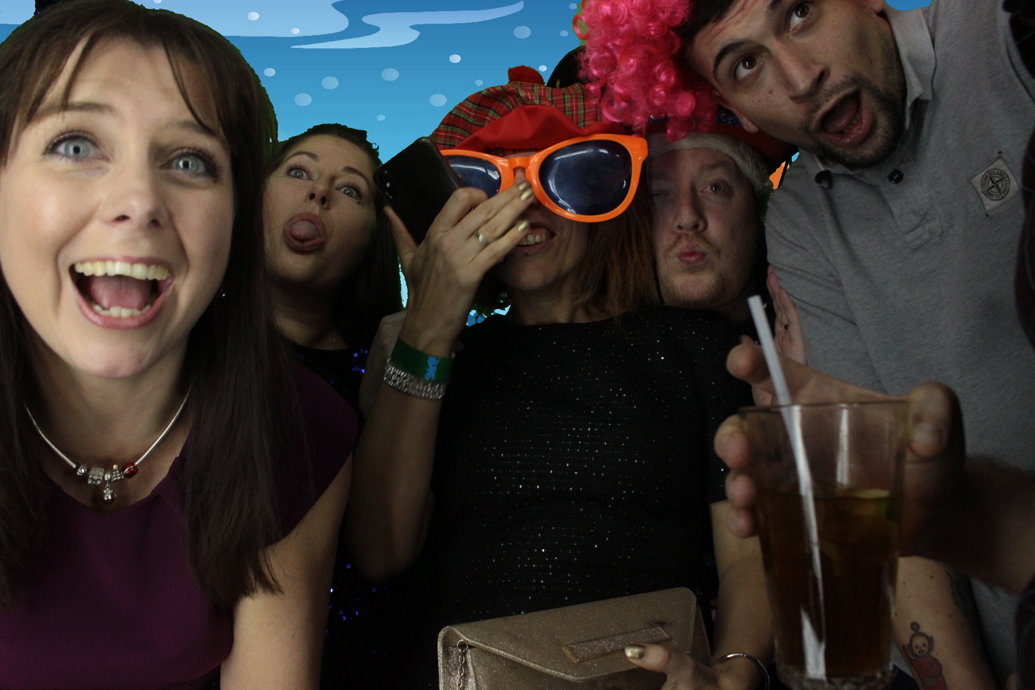 One Line Christmas Party | View more photos from the event at gallery.myphotoboothexperience.co.uk/u/MyPhotoBoothExperienceLtd/One-Line-Christmas-Party